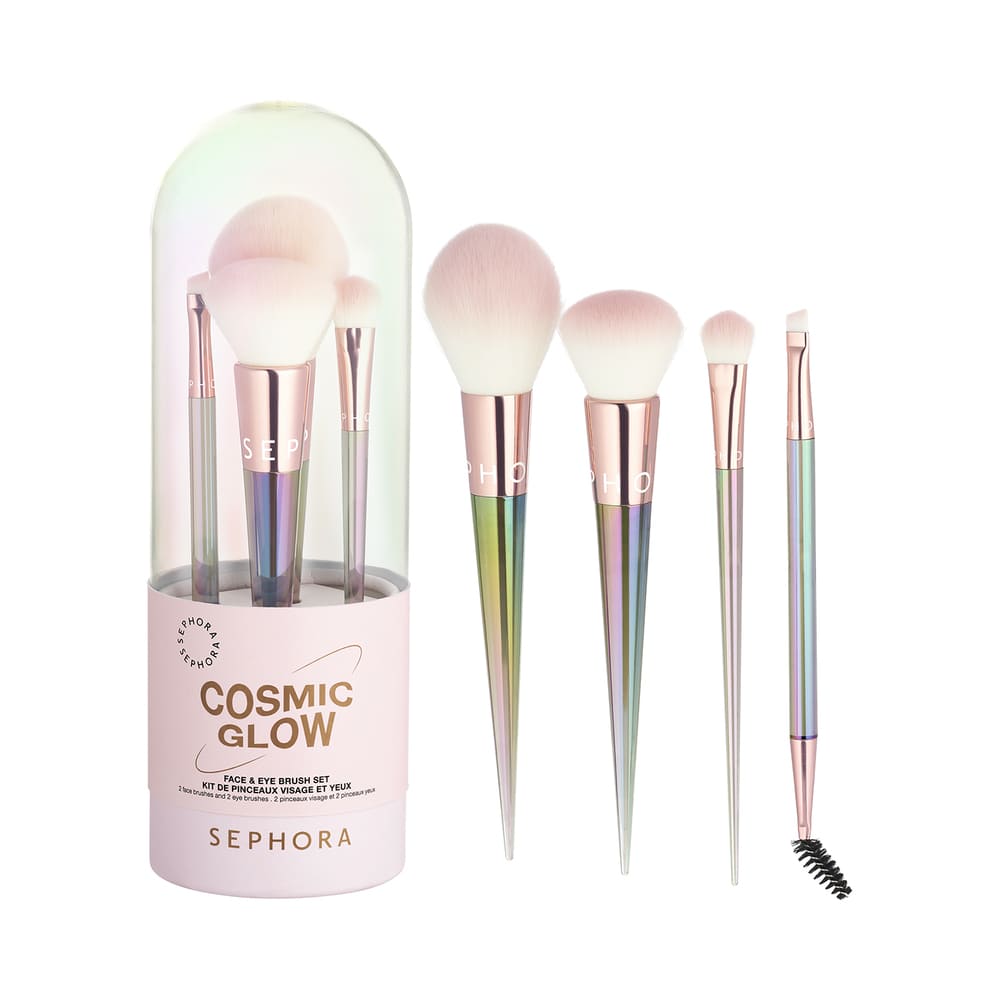 COSMIC GLOW FACE & EYE BRUSH SET (SET DE BROCHAS)